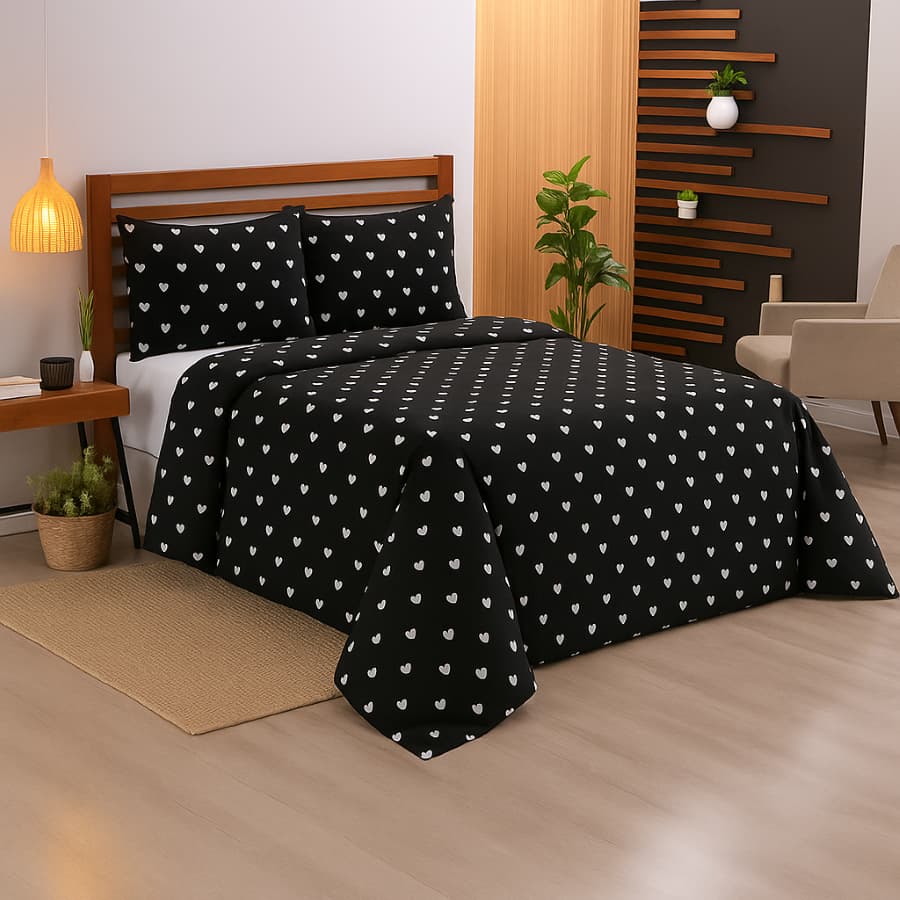 Capa Edredom King Size + FRONHAS PERCAL ALGODAO CONFORT COVER DUVET