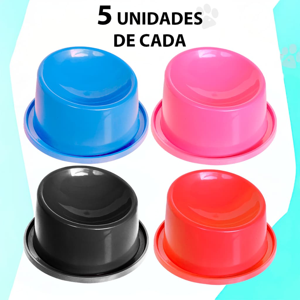 Kit 20 Comedouro Elevado Gato Ergonômico Pequeno 150ml Comedouro Gato Pet Shop