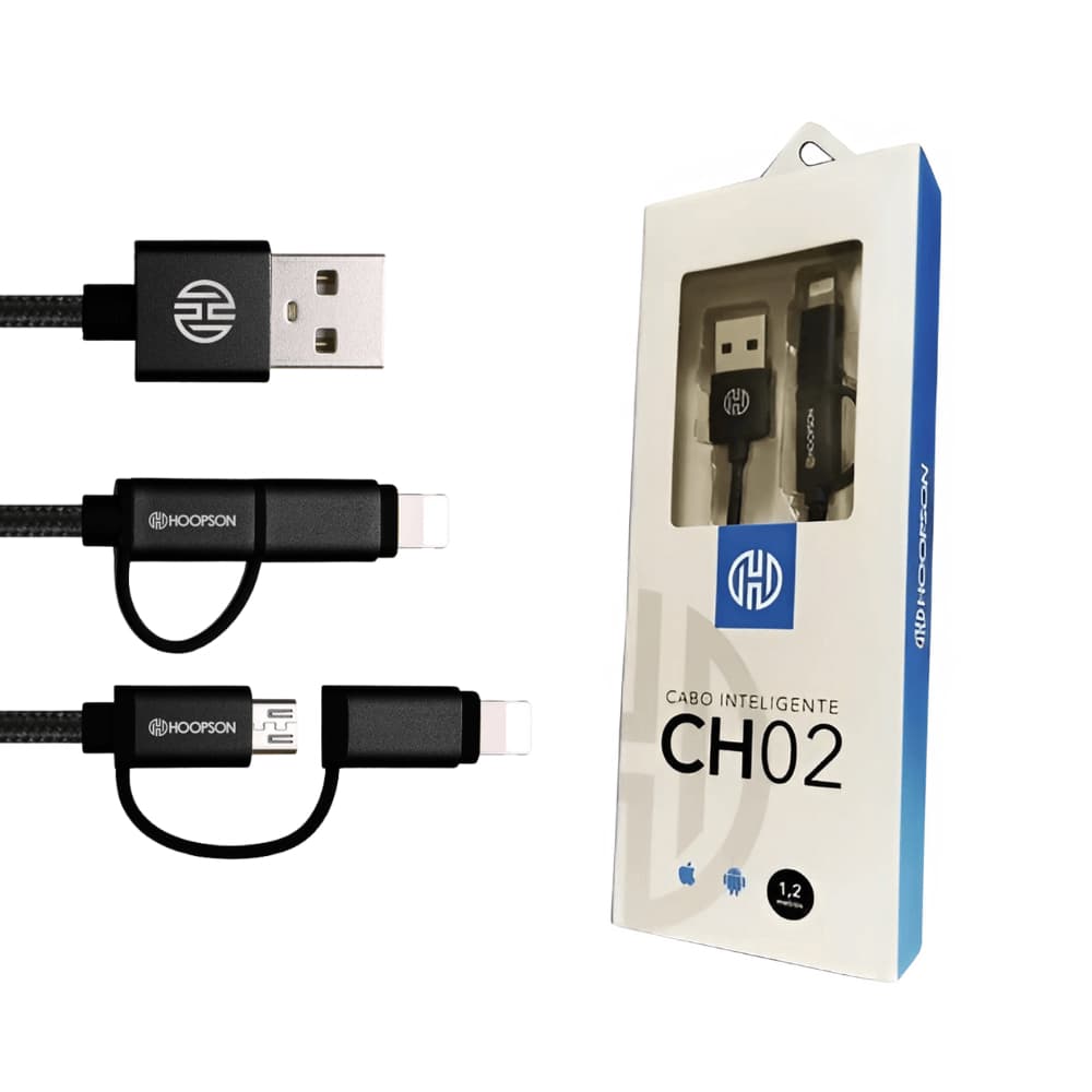 Cabo USB CH02 V8 - Lightning Hoopson