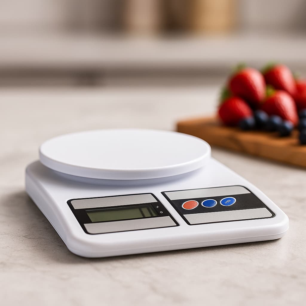 Balança Digital Cozinha 10kg Alta Precisão Profissional Dieta Receita Confeitaria Fitness Alimentos