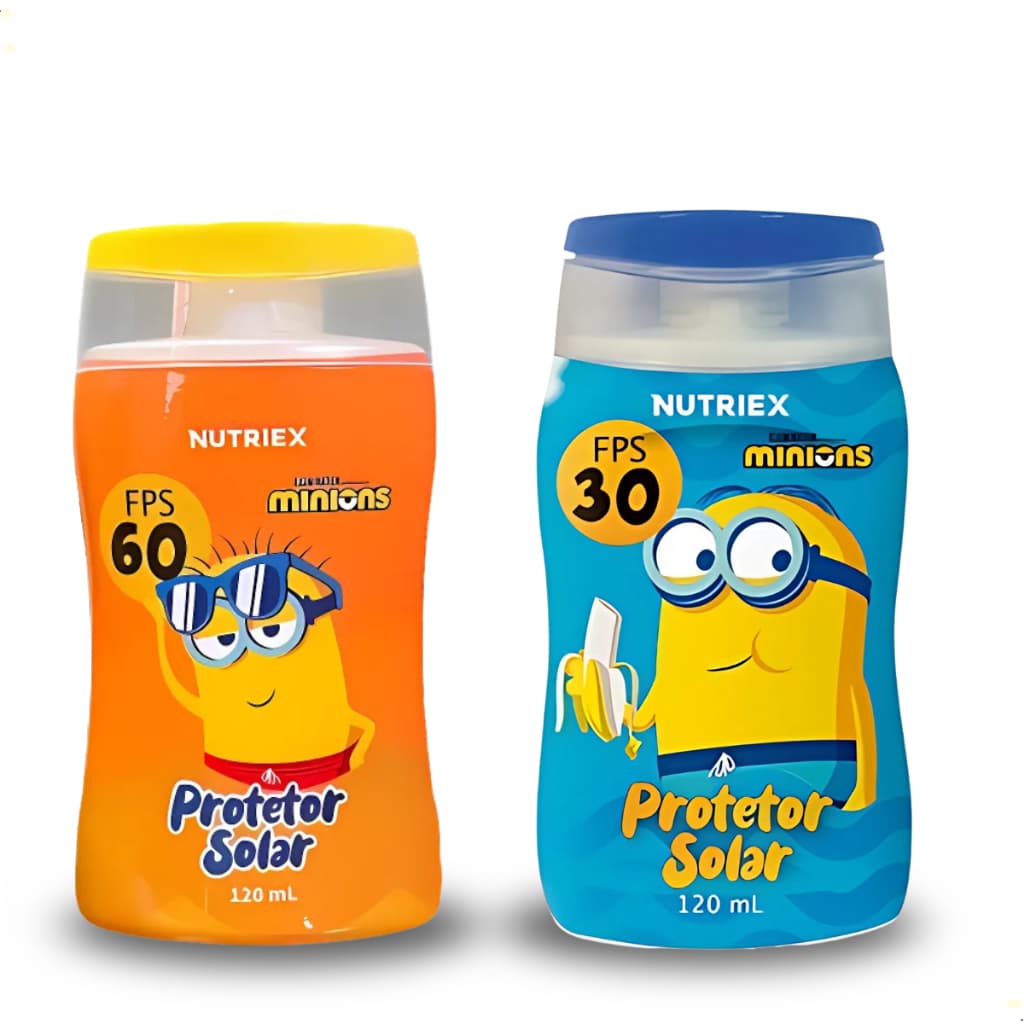 Protetor Solar Infantil FPS30 FPS60 Nutriex Kids Proteção UV Praia Criança Pele Sensível Benefícios