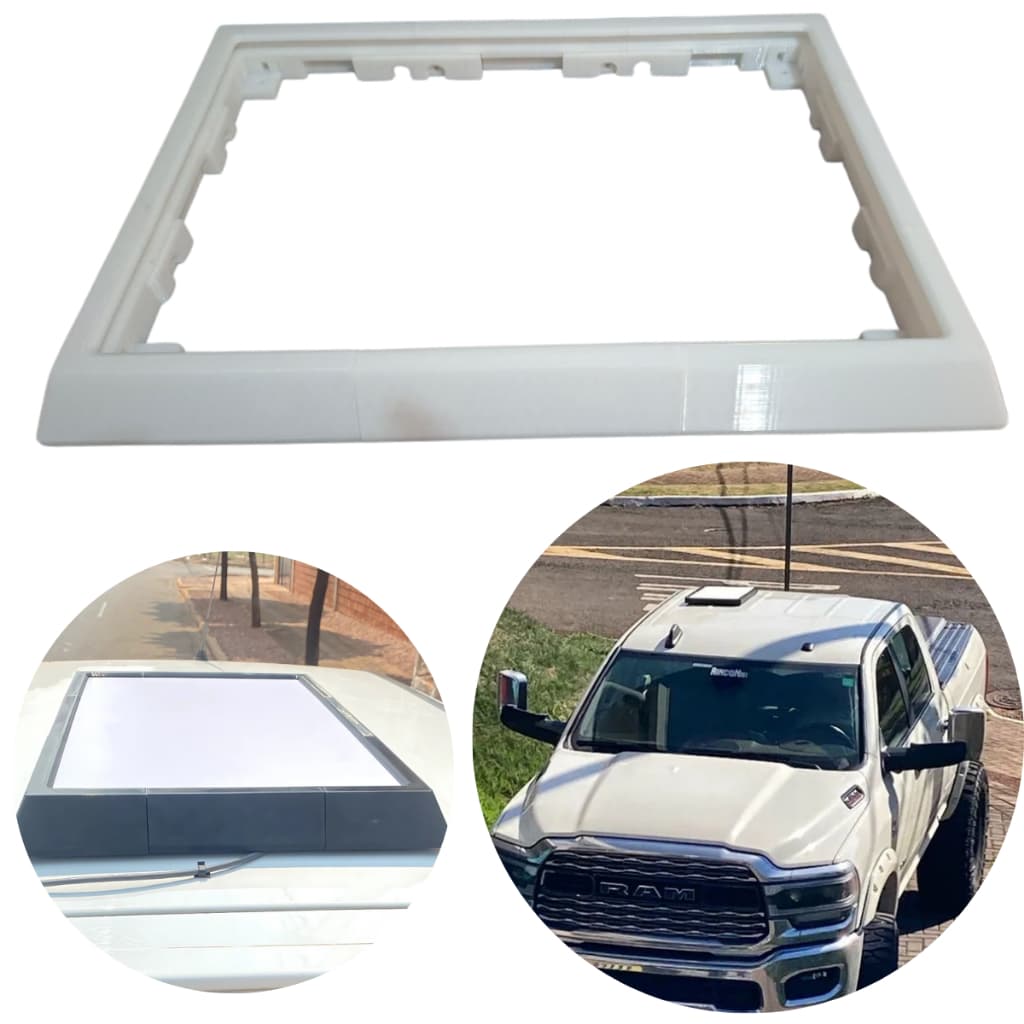 Starlink Padrão Case Base Veicular compativel Antena Standard, Kit Gen 3, V4 ou V4 X Motorhome Barco