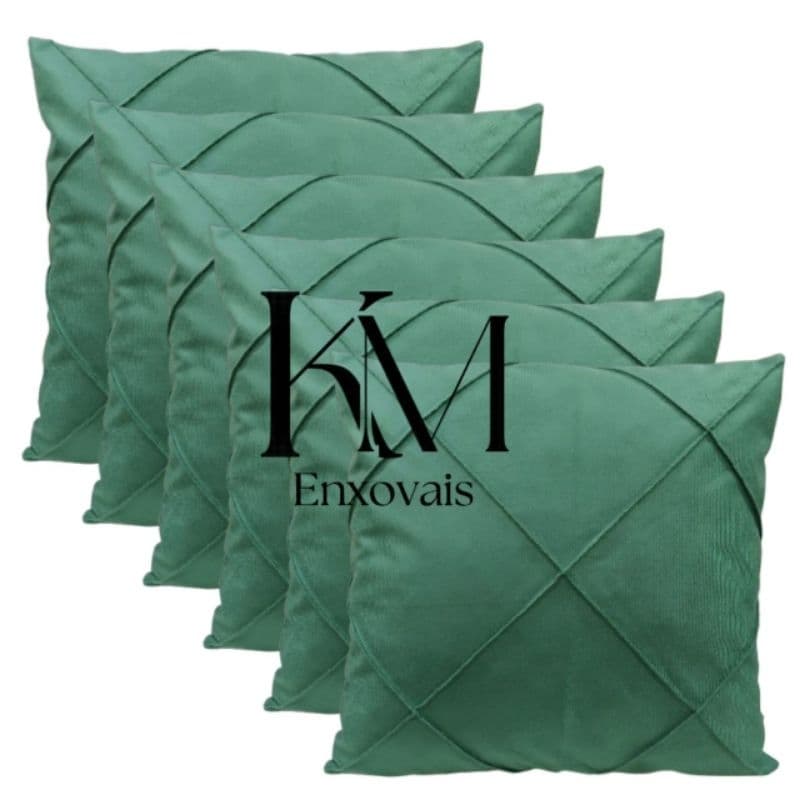 kit de Capas de Almofadas Drapeadas