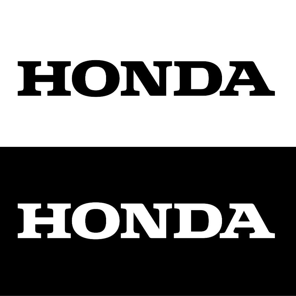 Adesivo Honda Premium com Relevo Eletrônico - Original Style 6 cm