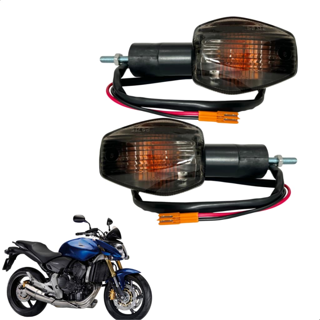 Par Pisca Para CBR 600 Hornet 09 14 Com Conector Embus