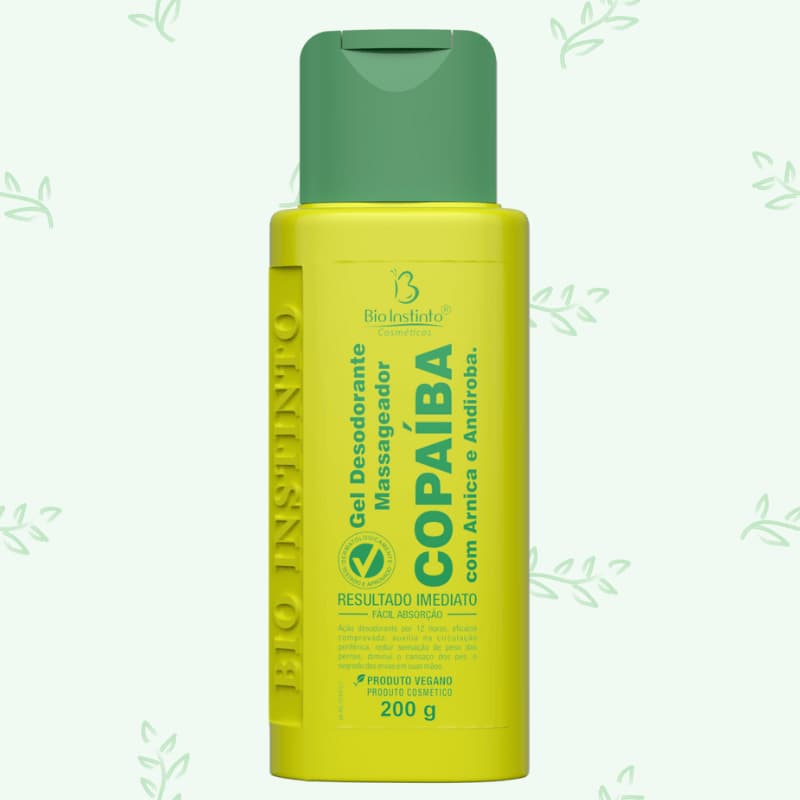 Gel Massageador Copaíba com Arnica e Andiroba Bio Instinto 200g