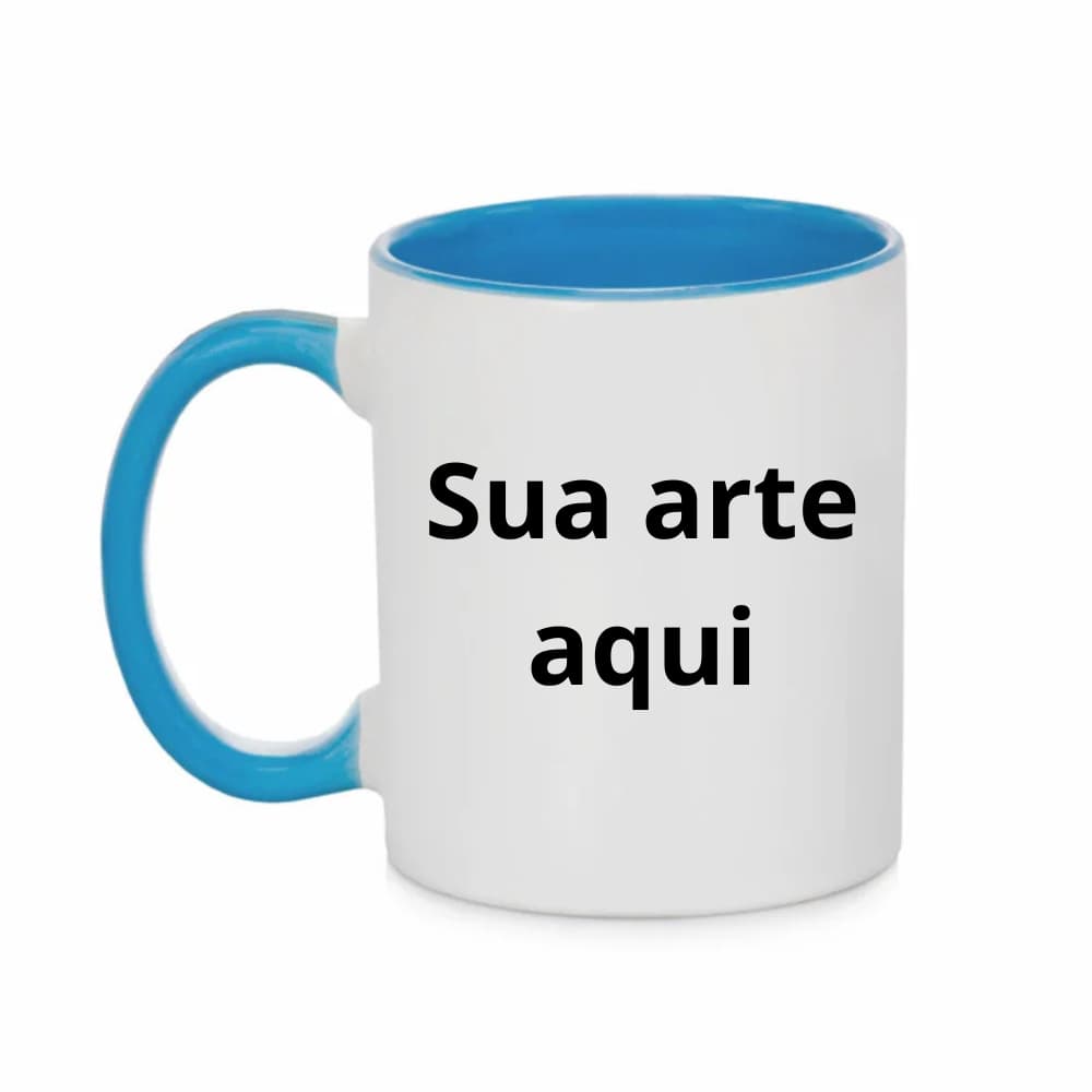 Caneca personalizada com sua foto ou sua arte. Você escolhe sua arte naz caneca totalmente personalizada com a sua cara