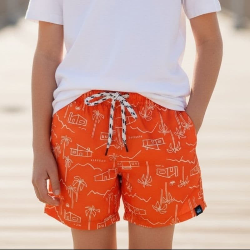 SHORT TACTEL INFANTIL PREMIUM - BERMUDA JUVENIL PRAIA PISCINA - CALÇÃO BANHO MAURICINHO 2 AO 16