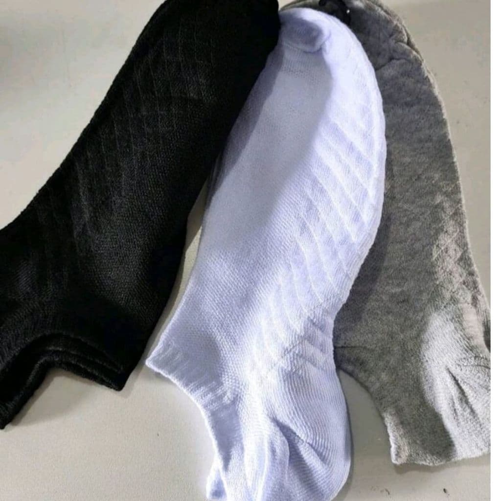 kit de 6/12 pares de meias soquete feminino do tamanho 35 ao 40 cores neutras
