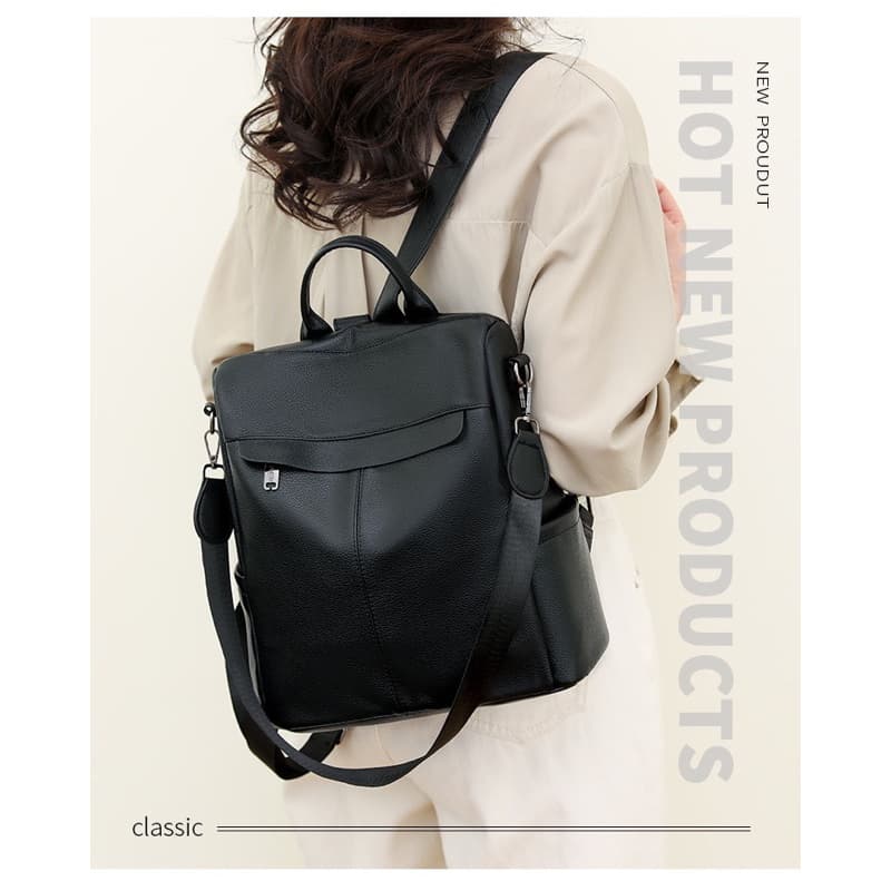 （029）Mochila anti-roubo feminina, mochila de ombro casual, mochila de viagem de trabalho