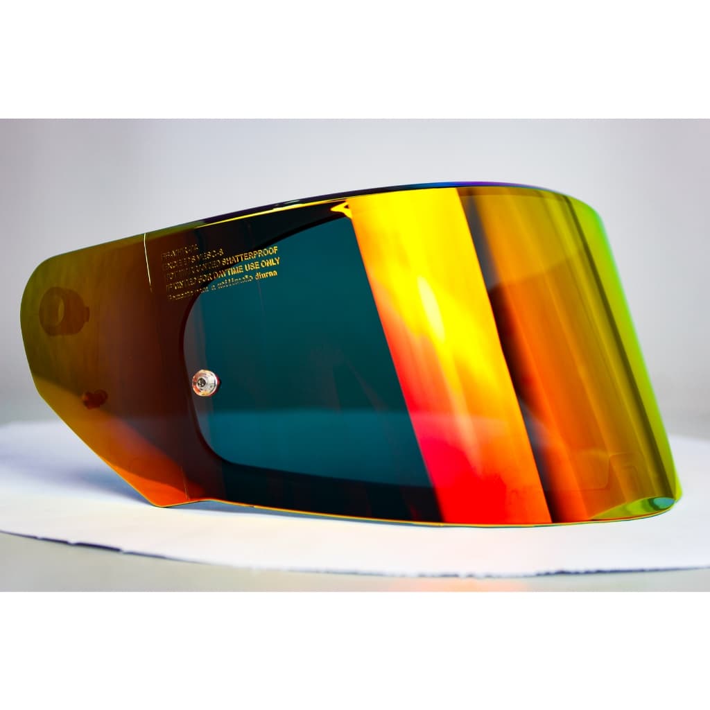 Viseira Capacete Ls2 Ff320 Ff353 Ff800 Espelhada Vermelha Qualidade Original Anti Risco Colorida