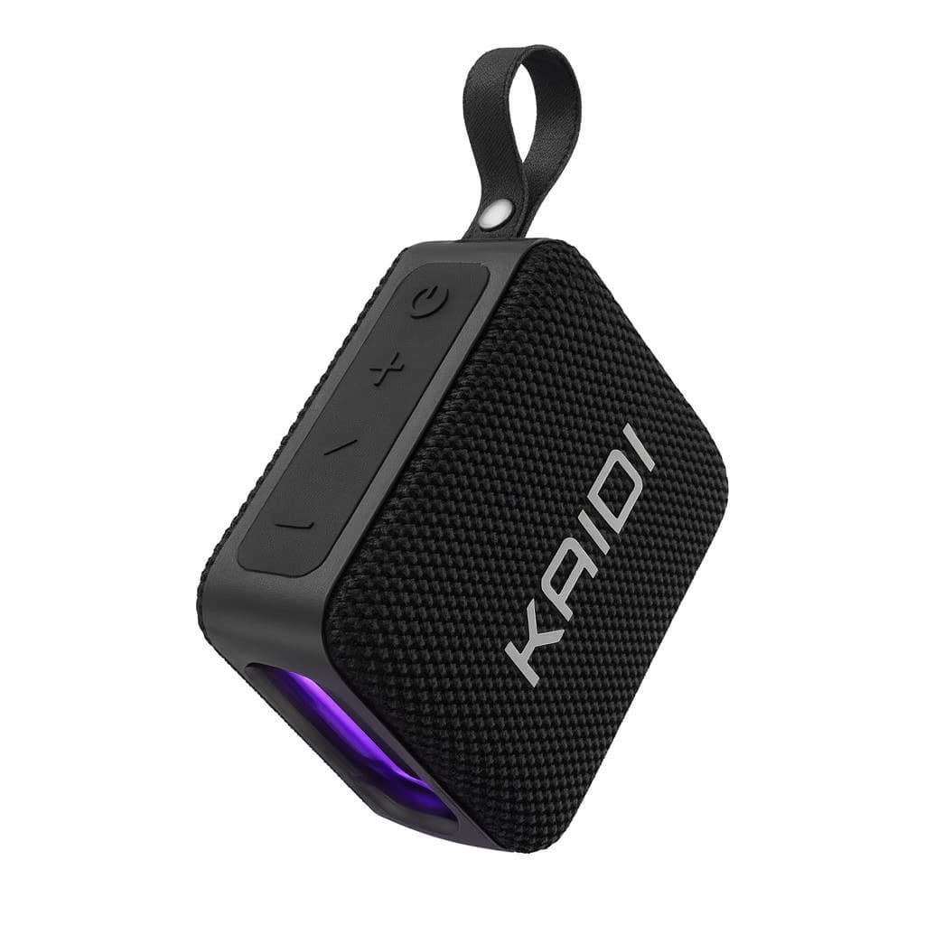Caixa de Som Bluetooth Kaidi Original Portátil Grave Poderoso + Iluminação RGB 6h de Bateria - ENVIO IMEDIATO
