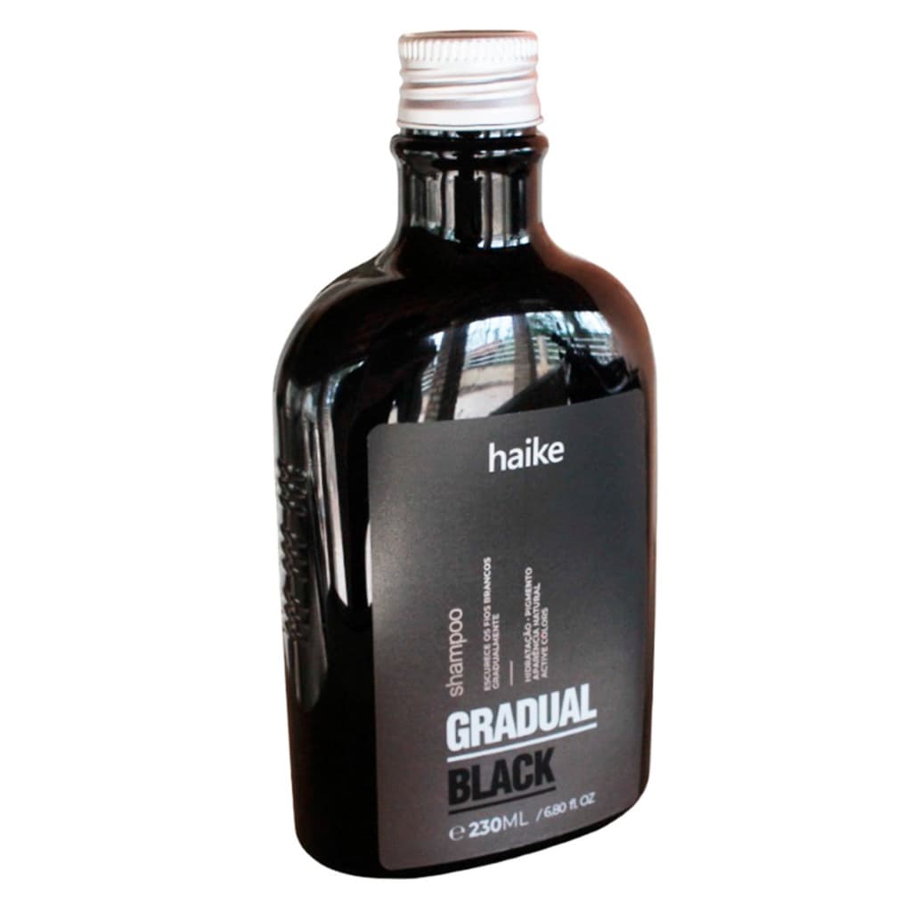 Shampoo Haike Tonalizador de Cabelos Brancos Masculino e Feminino 230ml