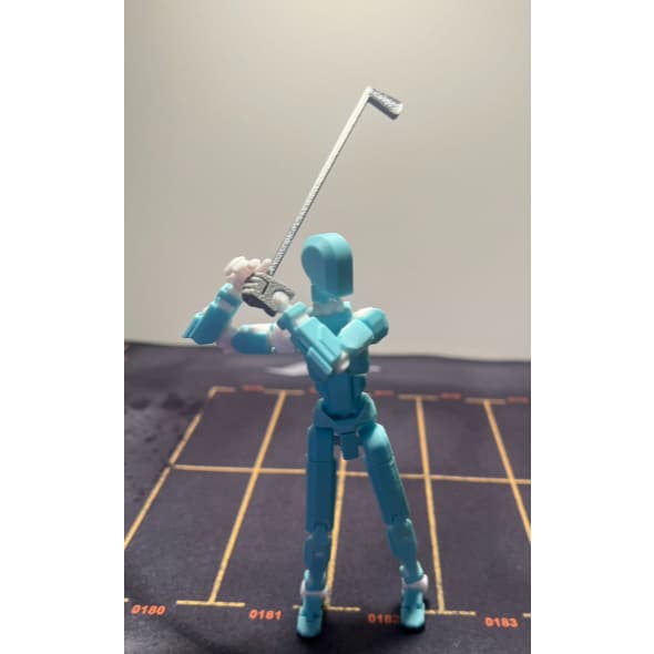 Muggora Modelo de taco de golfe para Dummy 13 Acessórios