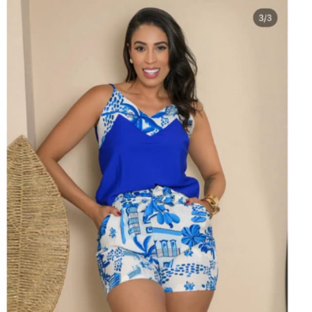 Conjunto feminino verão | Short cintura alta | Moda casual | Look confortável | Roupa estilosa feminina | Conjunto crepe