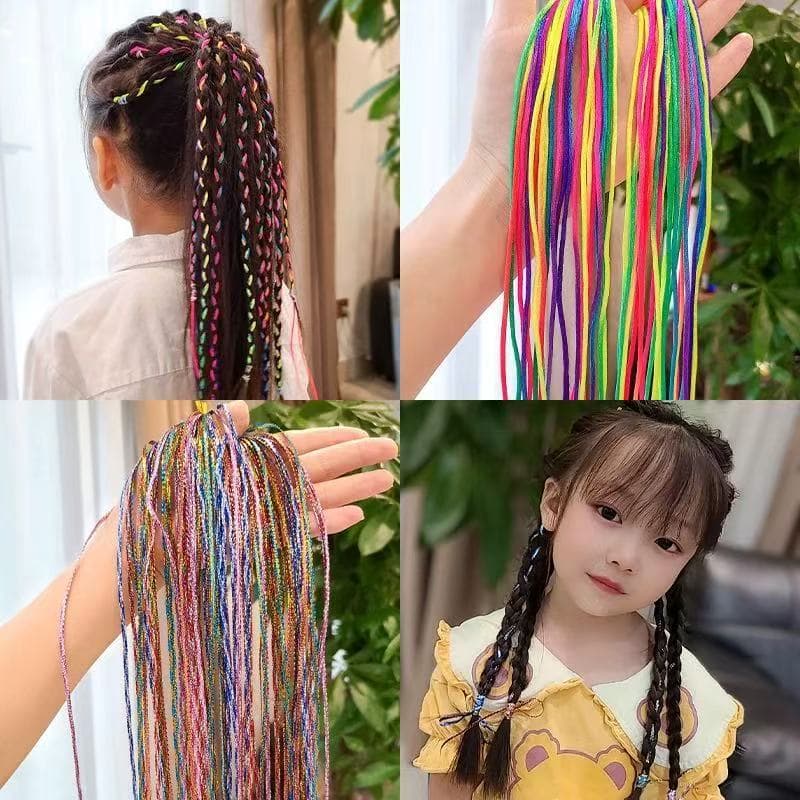 Fios Decorativos Para Tranças De Meninas.Cores e Modelos Aleatorios