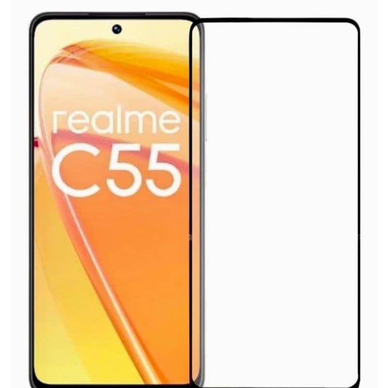 Película Vidro 3D |Película Privacidade Realme C55 | Proteção de Tela Celular