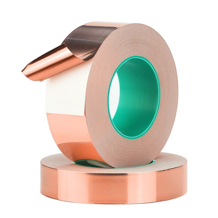 Fita cobre adesiva blindagem condutiva guitarra baixo elétrica eletrônica largura 50mm - metragem 10 e 50m