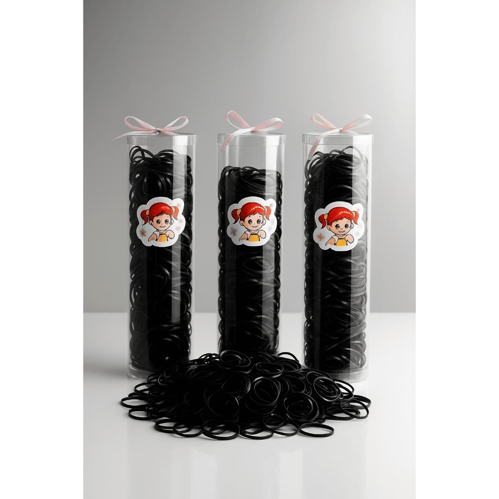 Elásticos Silicone 1 Tubo Grande Grosso Cabelo Liguinhas