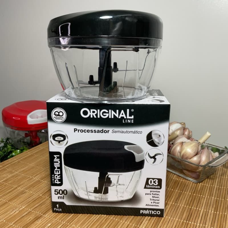 Triturador de Alimentos 500 ml - Processador de Alho