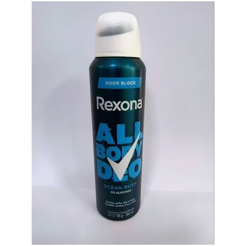 Desodorante Corporal Aerosol Masculino Rexona All Body Deo Ocean Rush 150ml lançamento original
