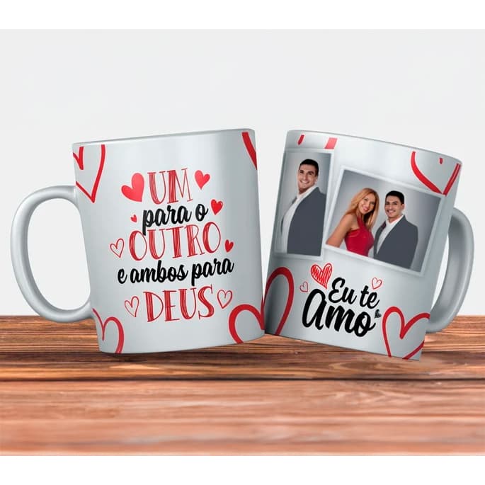 Caneca personalizada evangélica, caneca com nome cristã, caneca gospel porcelana 325 ml, presente religioso, caneca foto