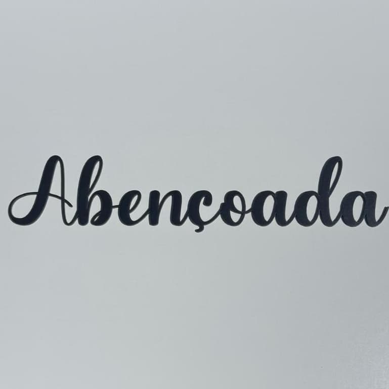 Frase Personalizada MDF Decorativa Nome Frase Parede Quarto Studio