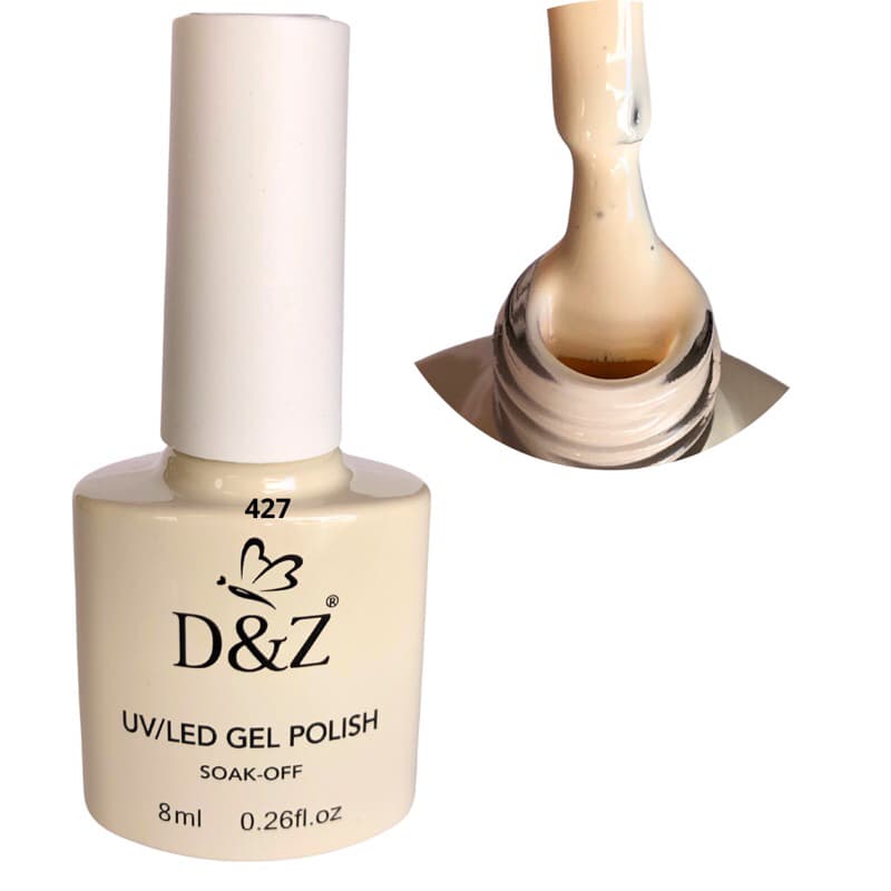 Esmalte em Gel D&Z 7,5ml Cor 427 Coleção E Led UV Lírio Bella Rosa