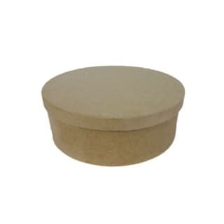 Kit 15 Caixas Redondas em Mdf Multiuso Decorativa 25x10 Convite Padrinhos Presentes