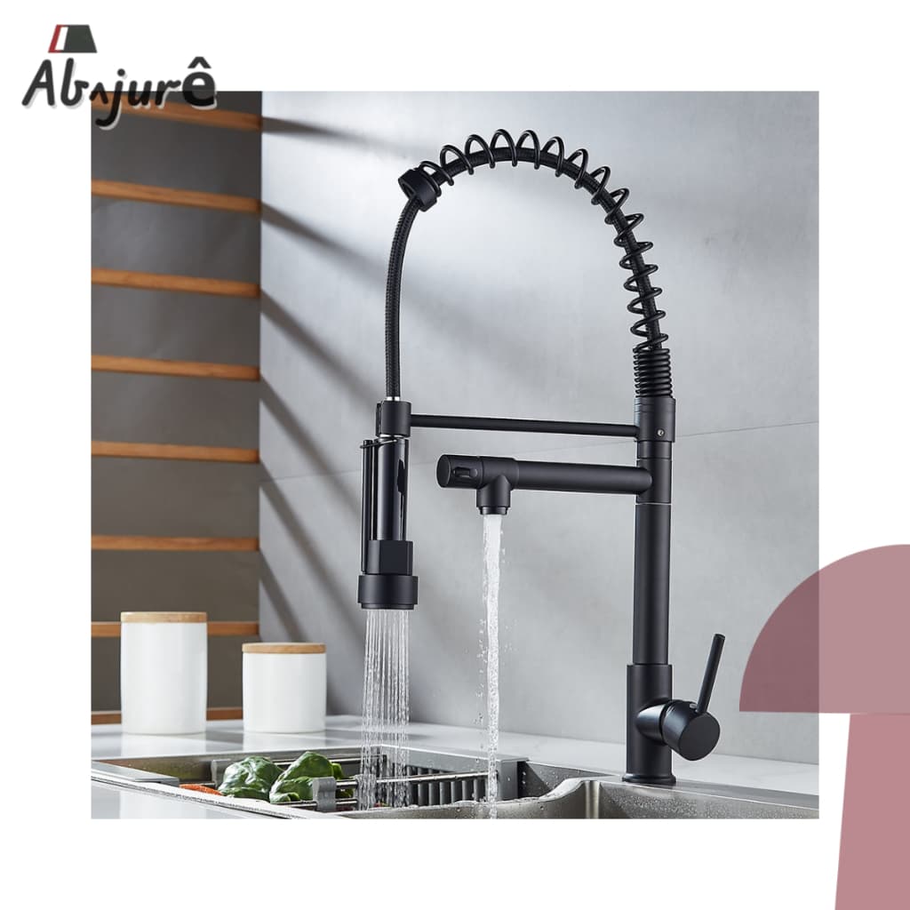 Torneira Gourmet De Cozinha Monocomando Cromado Dourado Torneira Cozinha Gourmet Com Spray Extensor