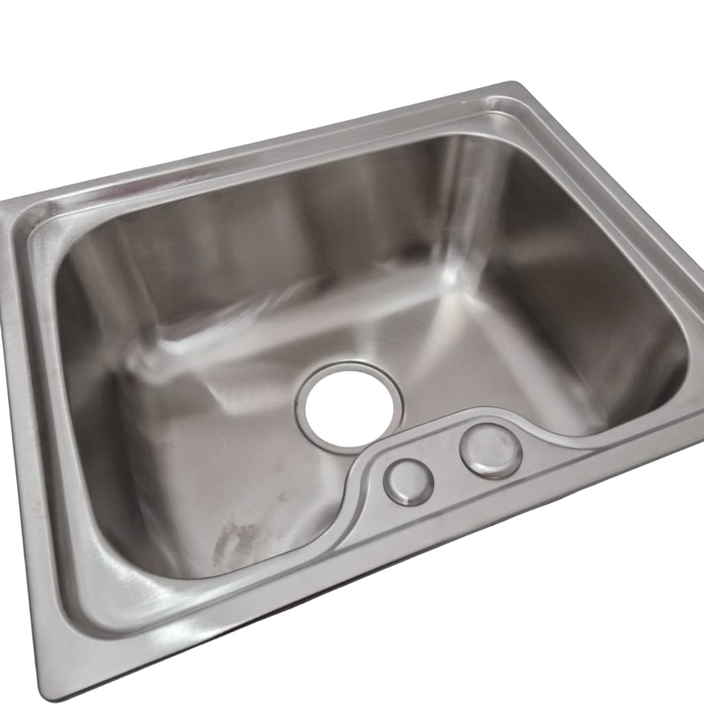 Cuba Pia Cozinha Aço Inox Gourmet 60x42cm com Avaria