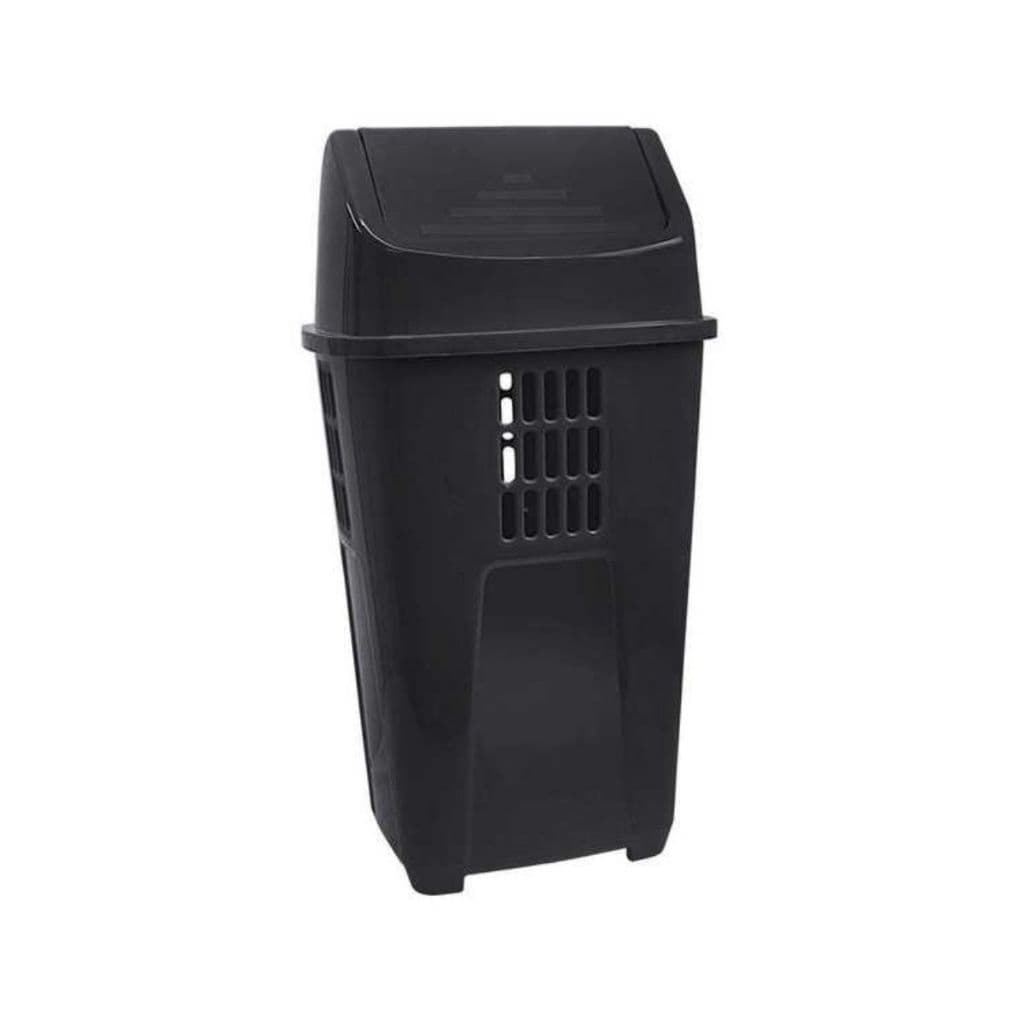 Lixeira Plástica 50l Tampa Basculante Para Áreas Diversas