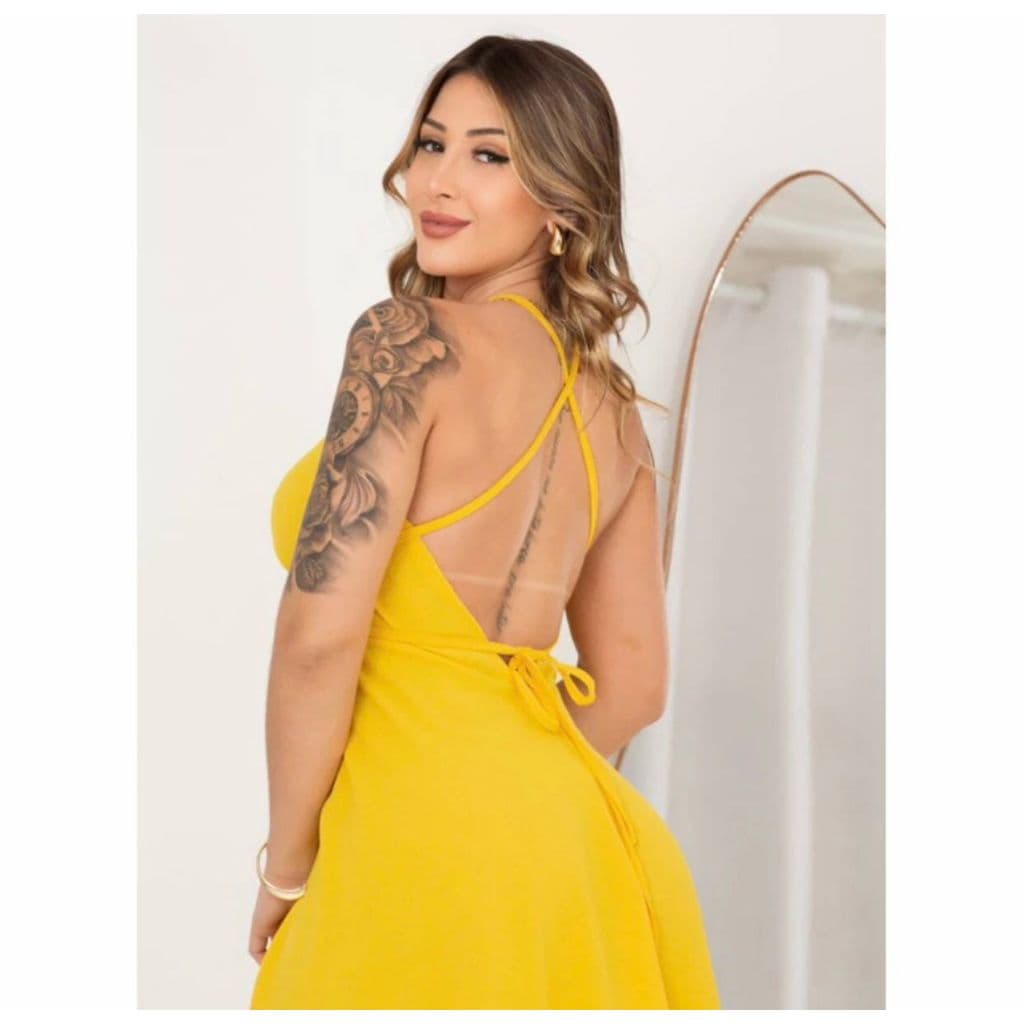Vestido de Pontas Envelope Multiformas Costa Nua Varias Formas de Amarrar Muito Lindo e Elegante