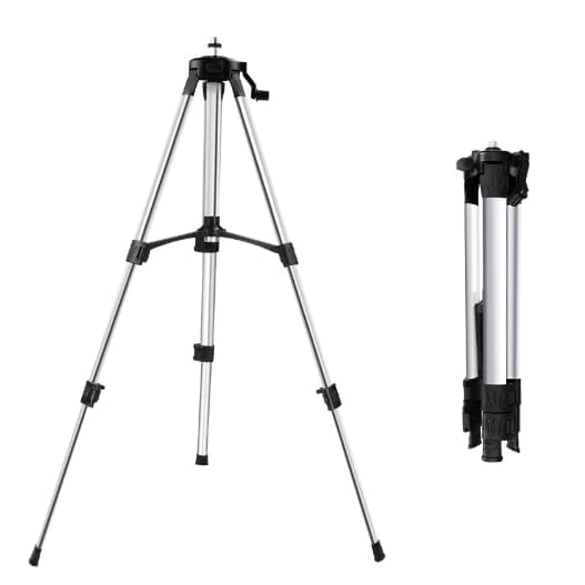 Tripé de alumínio regulável 53 - 150 cm para nível a laser