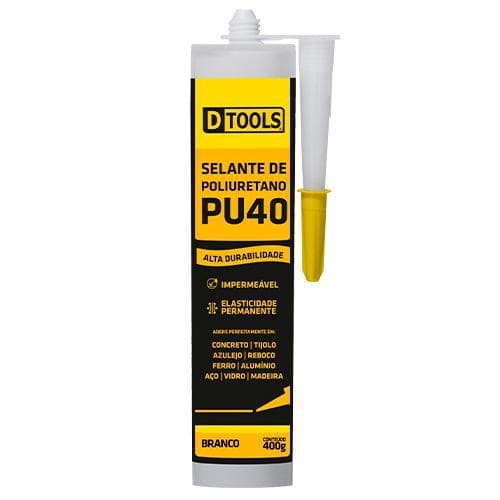SELANTE PU 40 BRANCO - 400 GRAMAS - DTOOLS