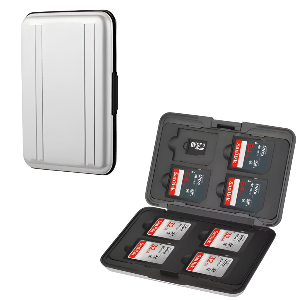 Case Micro E Sd Aluminio Porta Cartão Memória Estojo