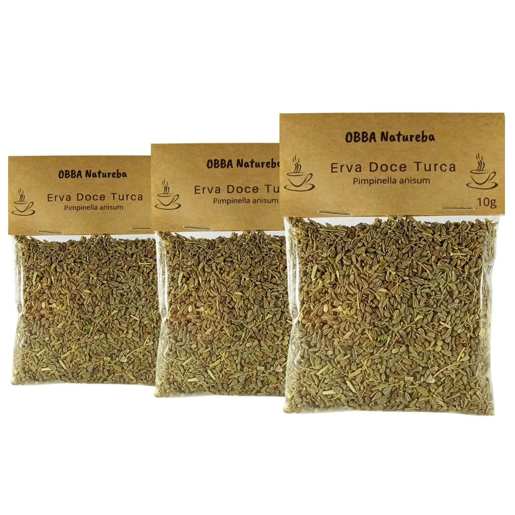Sementes de Erva Doce Legítimo 100% Puro Seleção Cuidadosa Ideal para Infusão – Kit com 3 Pacotes