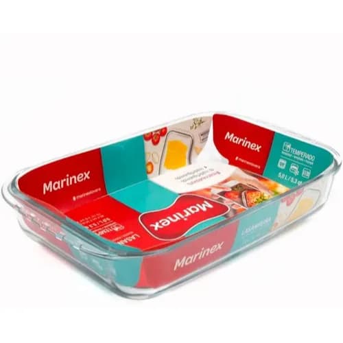 Assadeira Marinex Sem Tampa Travessa Grande 5 L