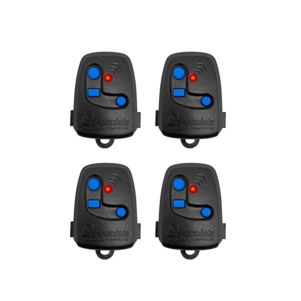 Kit Controle Remoto para Portão Automático Peccinin Nice Tx 3C 433,92Mhz