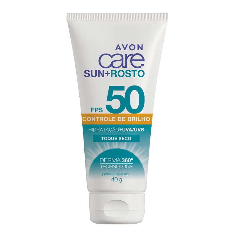 Protetor Solar Rosto Controle de Brilho FPS 50