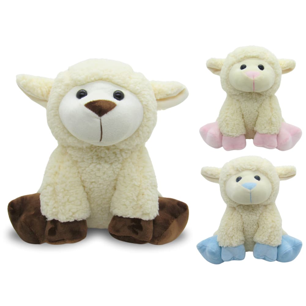 Ovelha de Pelúcia Fazendinha 25cm – Decoração Quarto Infantil e Bebê