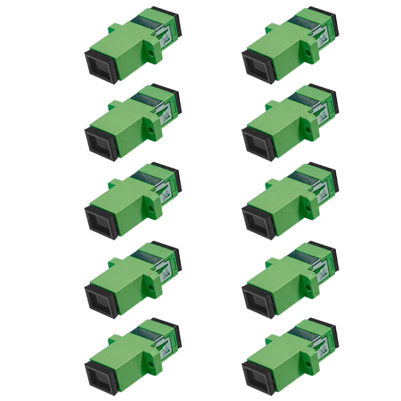 Kit 50 unidades Adaptador Óptico SM SC-APC Simplex