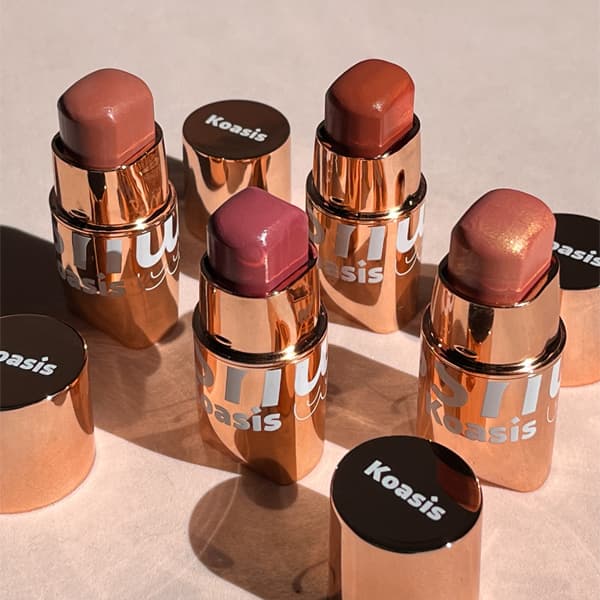 Creme Blush Stick-Longa Duração,Hidratante,Multifuncional Para,Sombra E Batom , Maquiagem Facial
