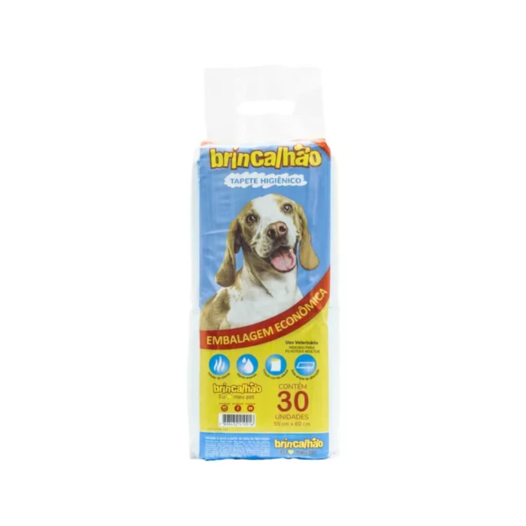 Tapete Higiênico Para Cachorro C/30 55X60cm