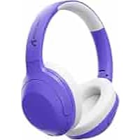 Fone de Ouvido Bluetooth Attack Shark G300 Dobrável Cor Violeta com Redução de Ruído