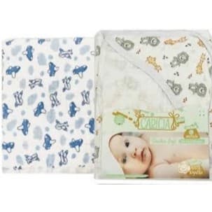 Toalha de Banho Soft com Capuz Bebê Forrada 85cm X 85cm