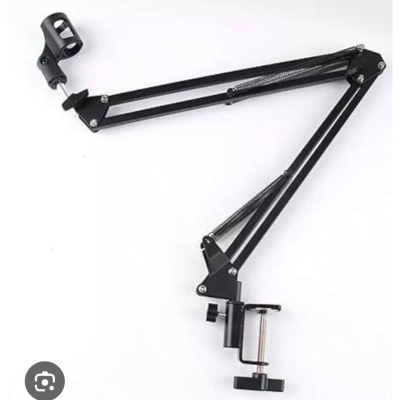 Suporte para microfone articulado 360°.ideal para radio ou lives.