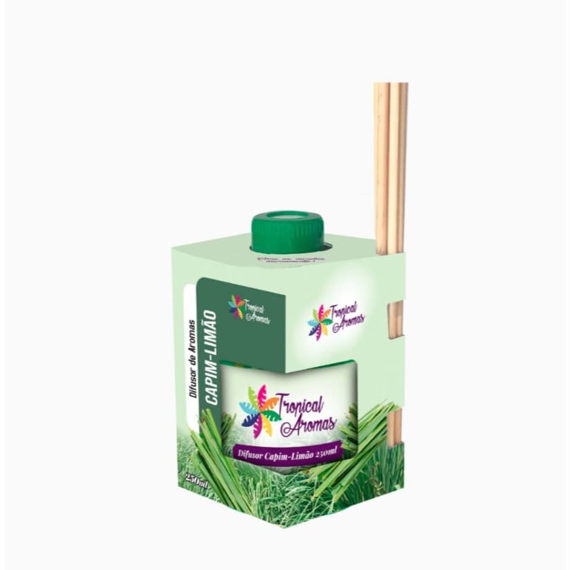 Difusor Aromatizador de Ambiente Capim-Limão 250ml