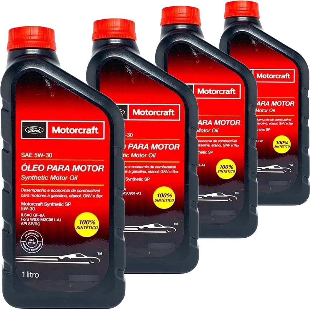 4 Litros Óleo De Motor Lubrificante 5w30 Ford Motorcraft kit 4 Oleo Original Focus Ka Ecosport