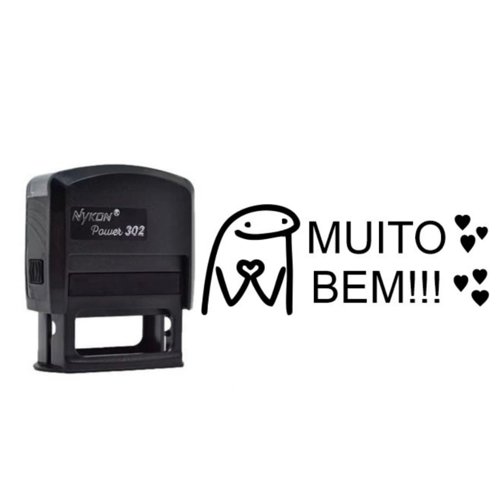 Carimbo de Incentivo: "Muito bem" – Recompense com Motivação!